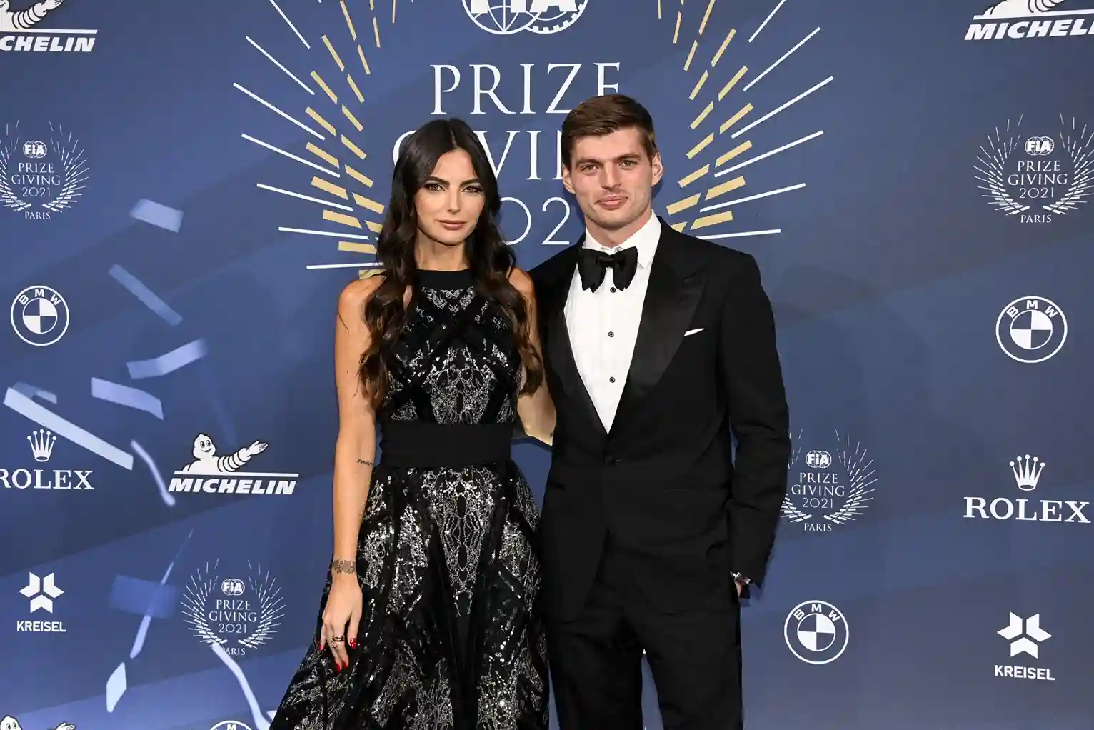 Kelly Piquet en Max Verstappen