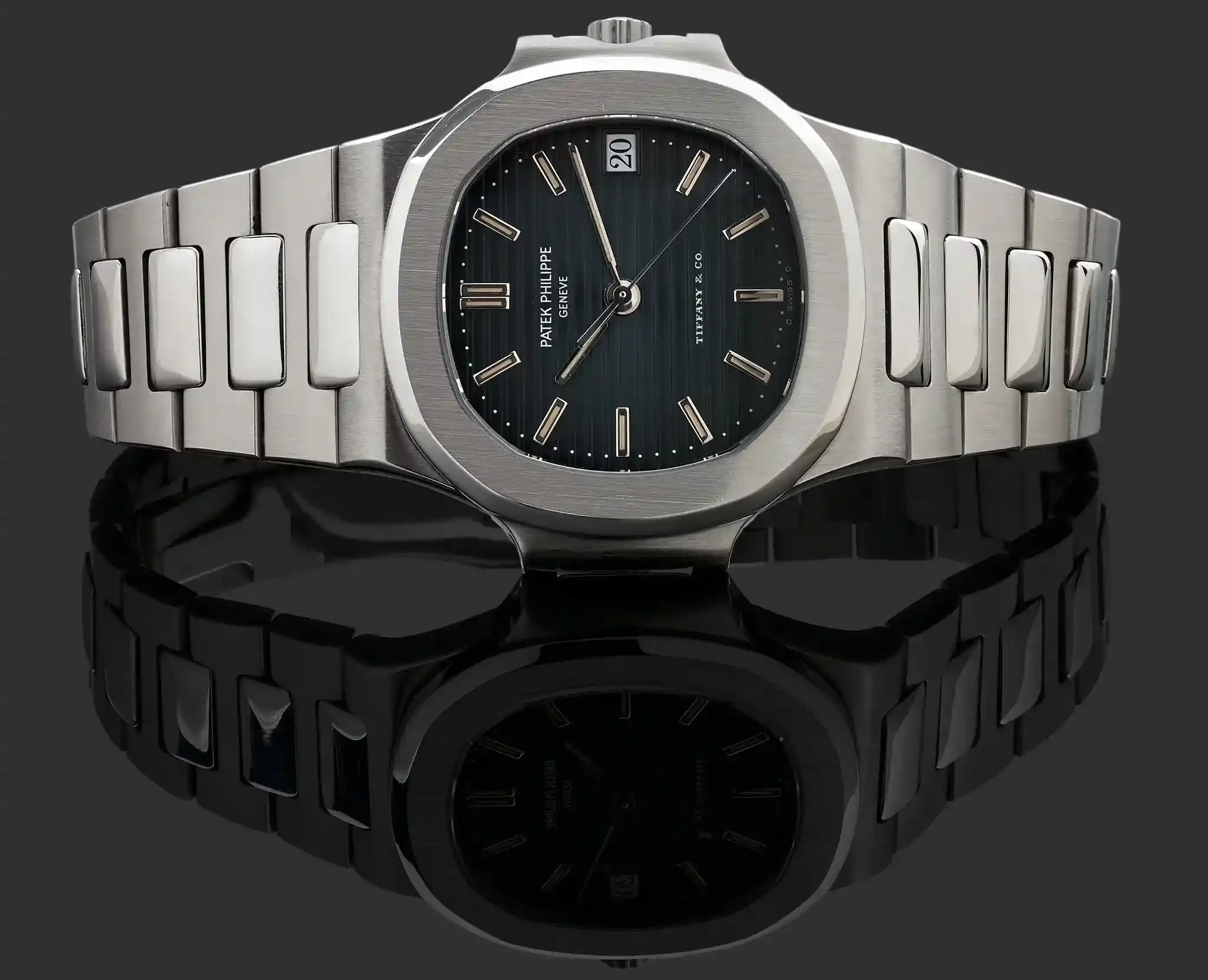 Zilveren Patek Phillipe Nautilus