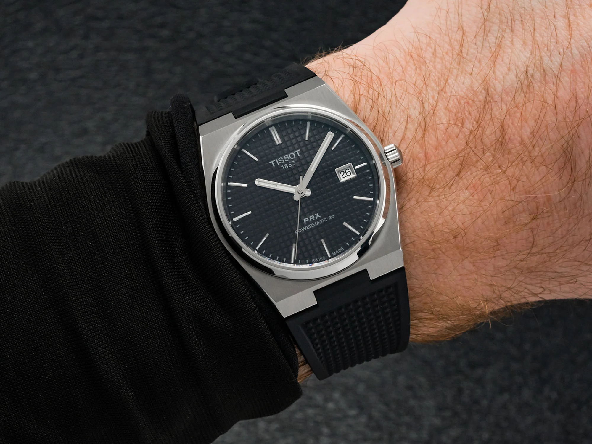 Tissot PRX rubber