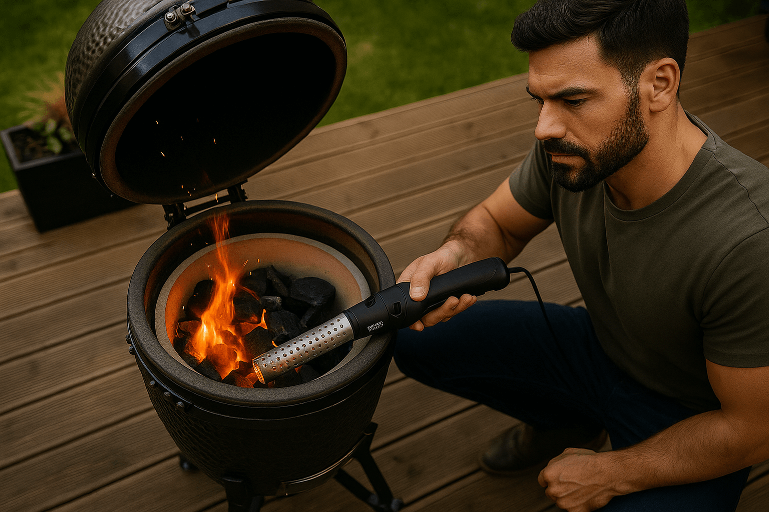 BBQ aansteken