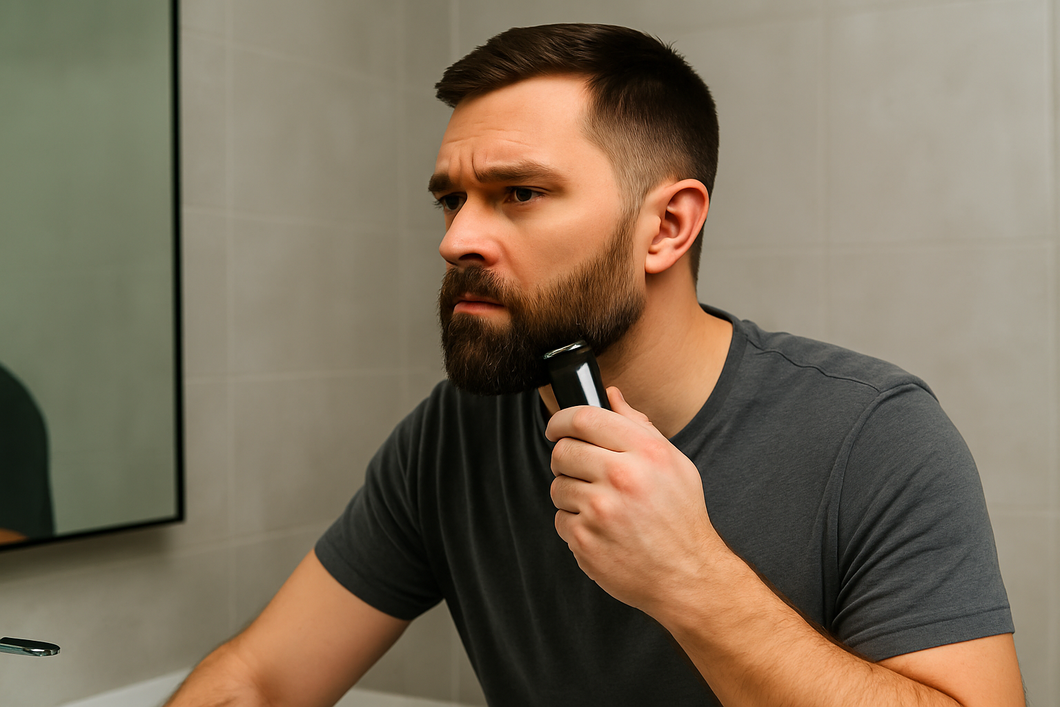 Baard trimmen