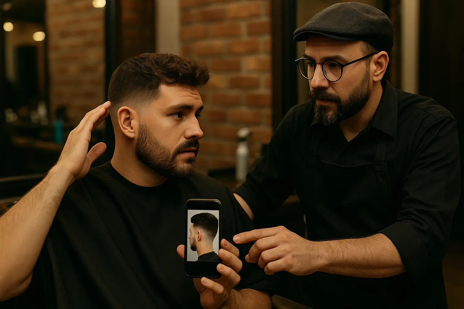 Uitleg taper fade aan barber