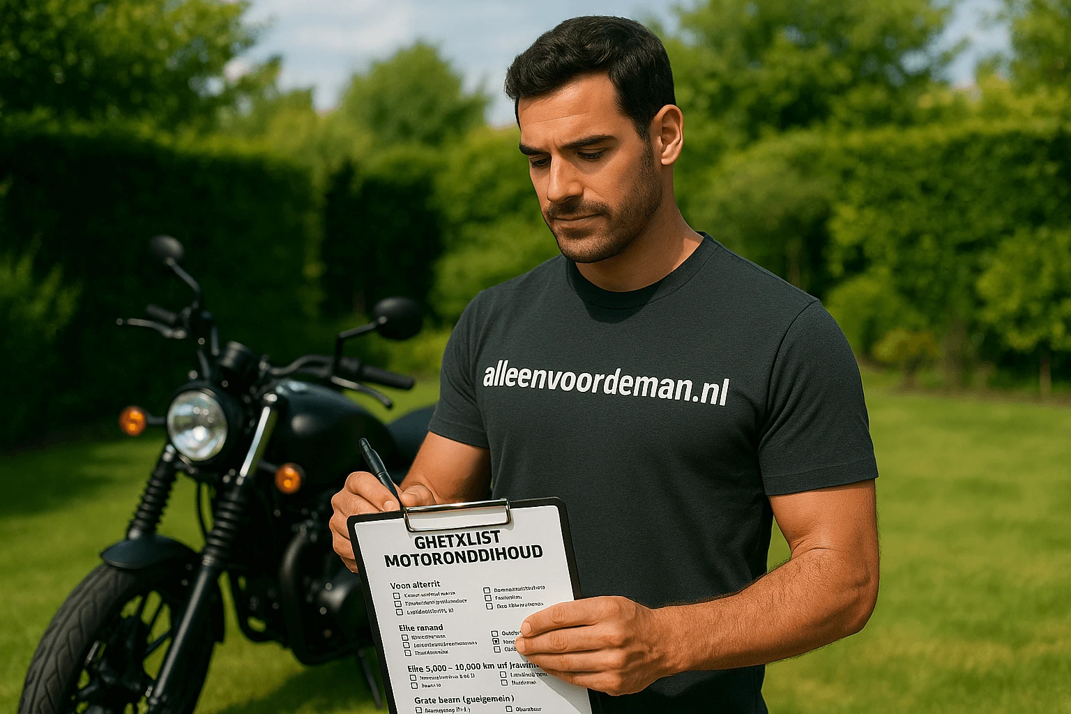 checklist motoronderhoud
