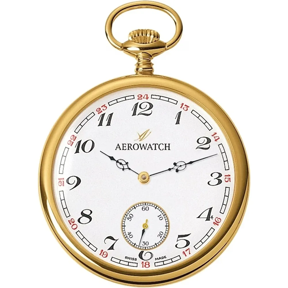 Aerowatch Lepine's Echt Gouden Zakhorloge