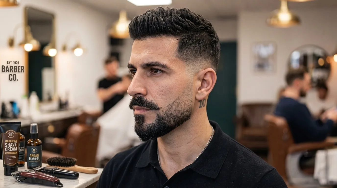 Man met the italian beard