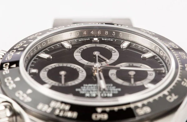 Close up wijzerplaat rolex daytona