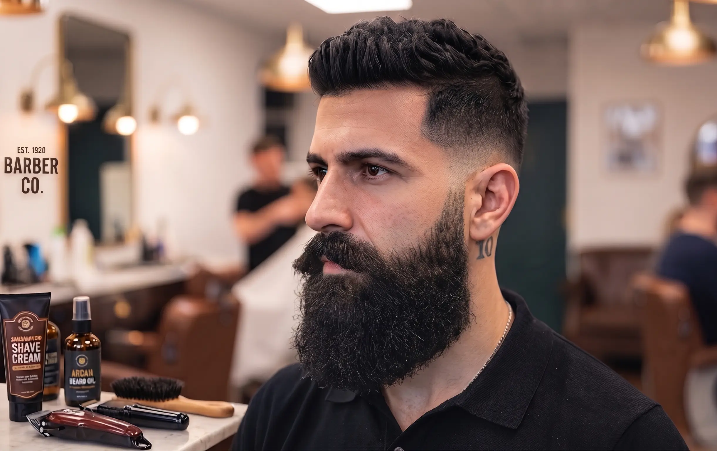 Man met vikingbaard